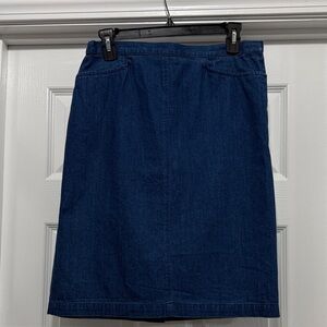 Talbots Denim Pencil Skirt Size 4